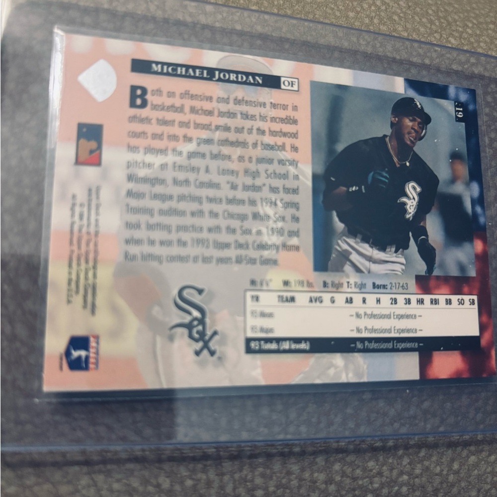 JORDAN CARD SPECIAL
Michael Jordan LEGENDARY Baseball Rookies Card - Picture 6 of 6